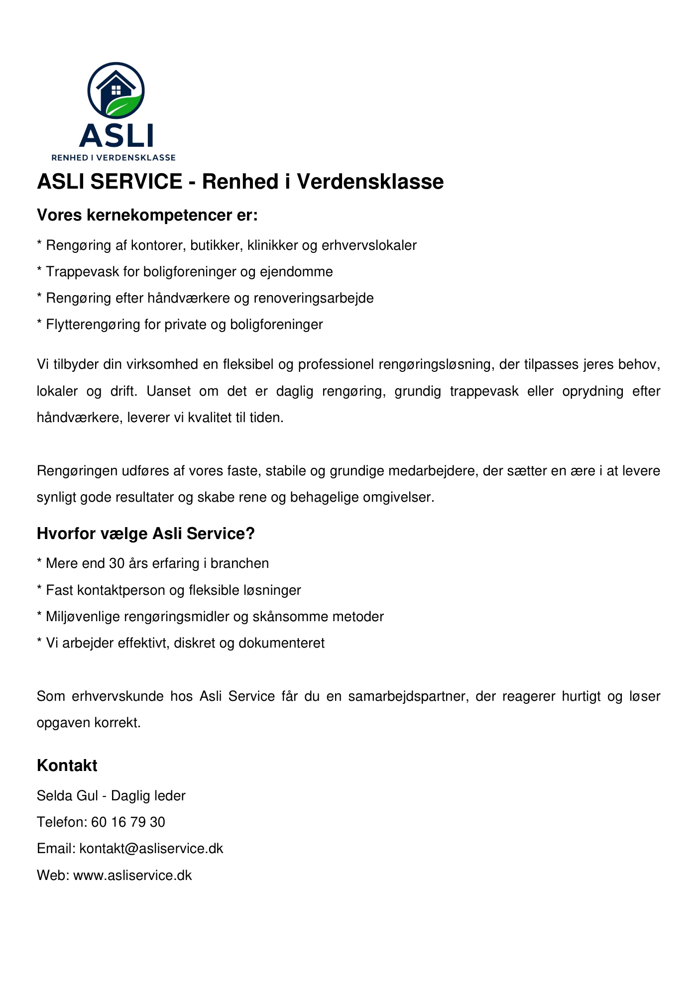 Side 1 af bjarne test