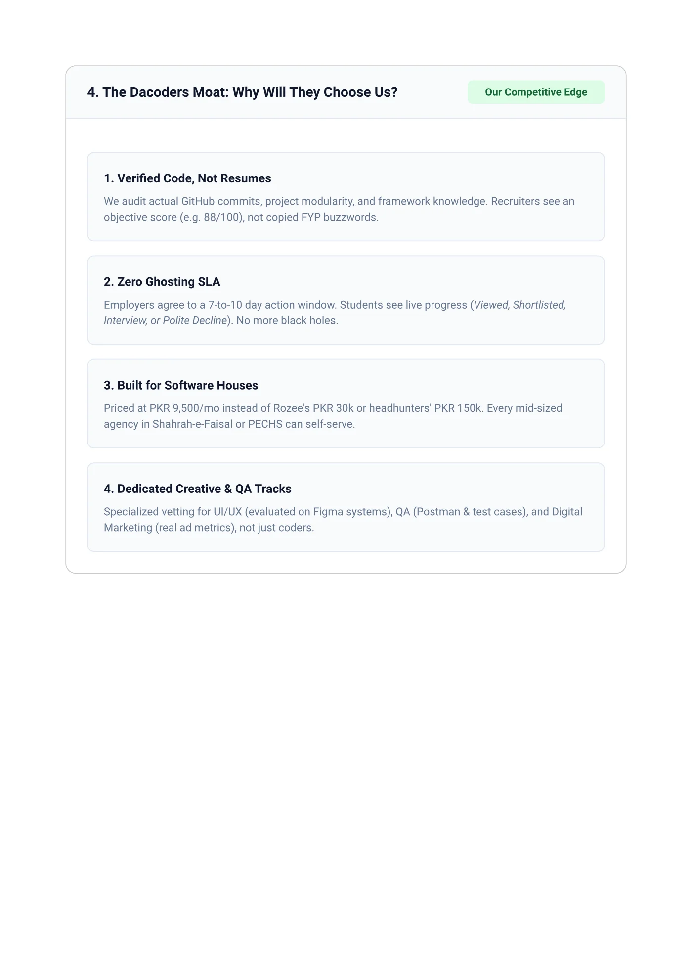 Side 5 af Dacoders Early-Career & Internship Ecosystem Audit