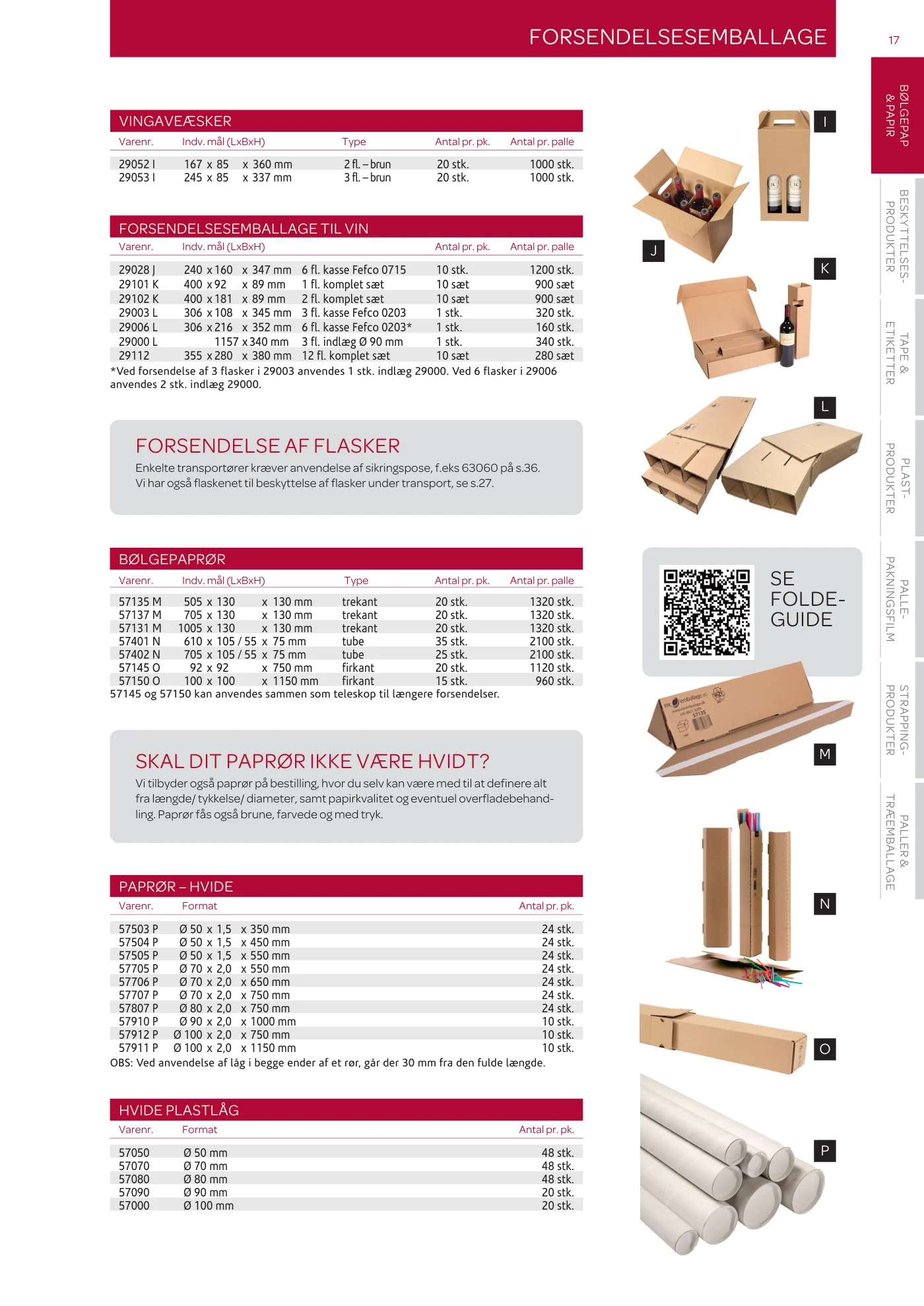 Side 17 af MC emballage A/S produktkatalog emballage & maskiner 2026