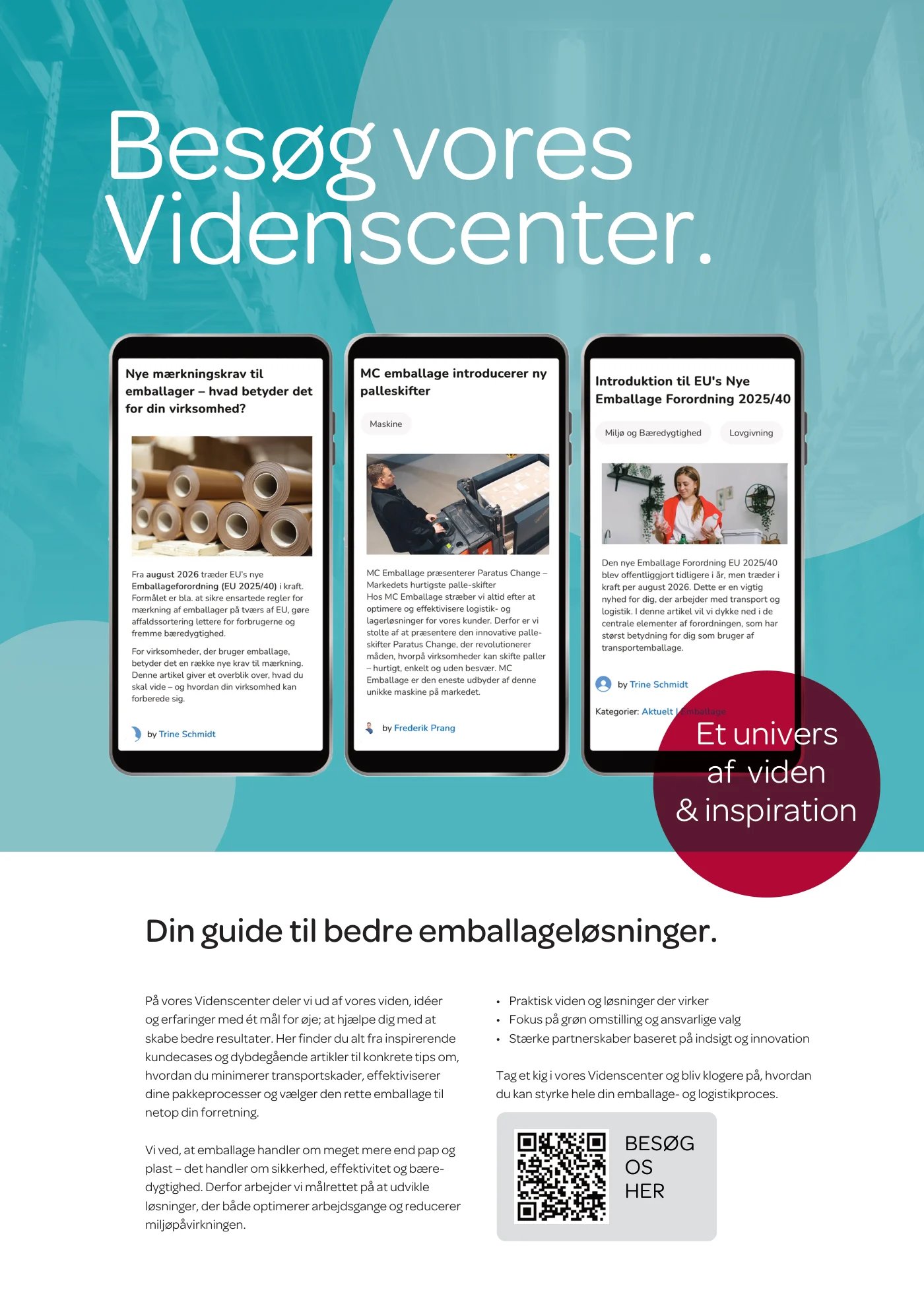 Side 23 af MC emballage A/S produktkatalog emballage & maskiner 2026