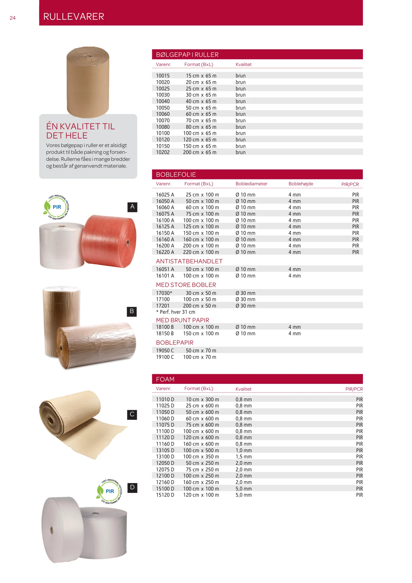 Side 24 af MC emballage A/S produktkatalog emballage & maskiner 2026
