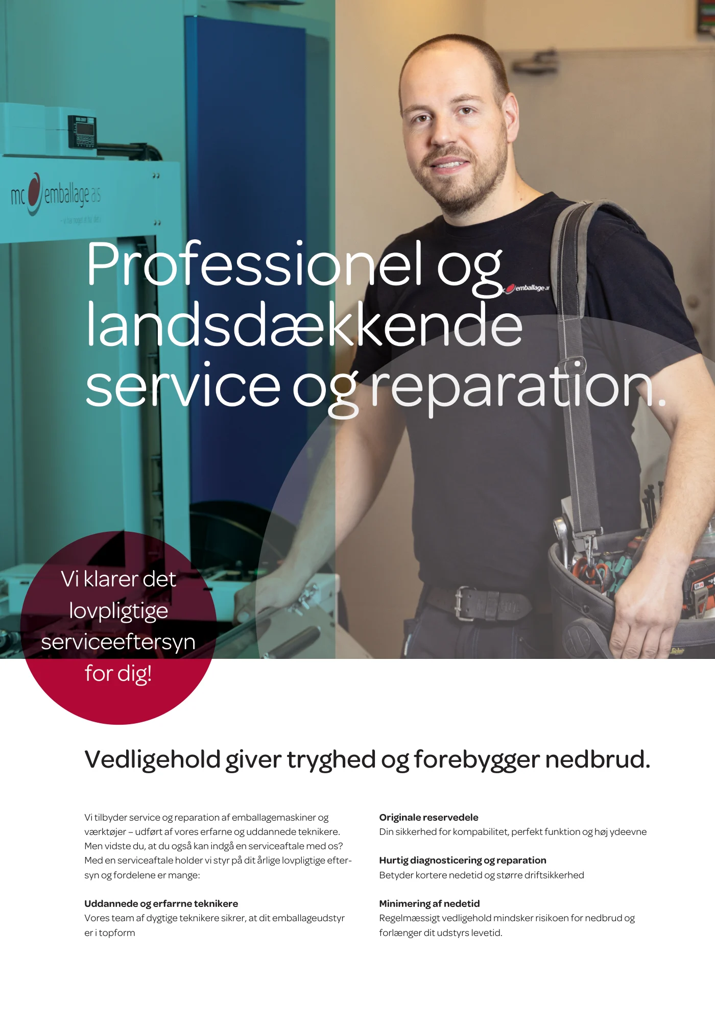 Side 57 af MC emballage A/S produktkatalog emballage & maskiner 2026