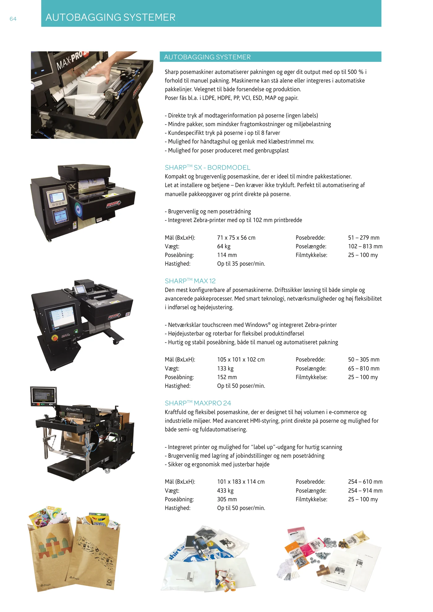 Side 64 af MC emballage A/S produktkatalog emballage & maskiner 2026