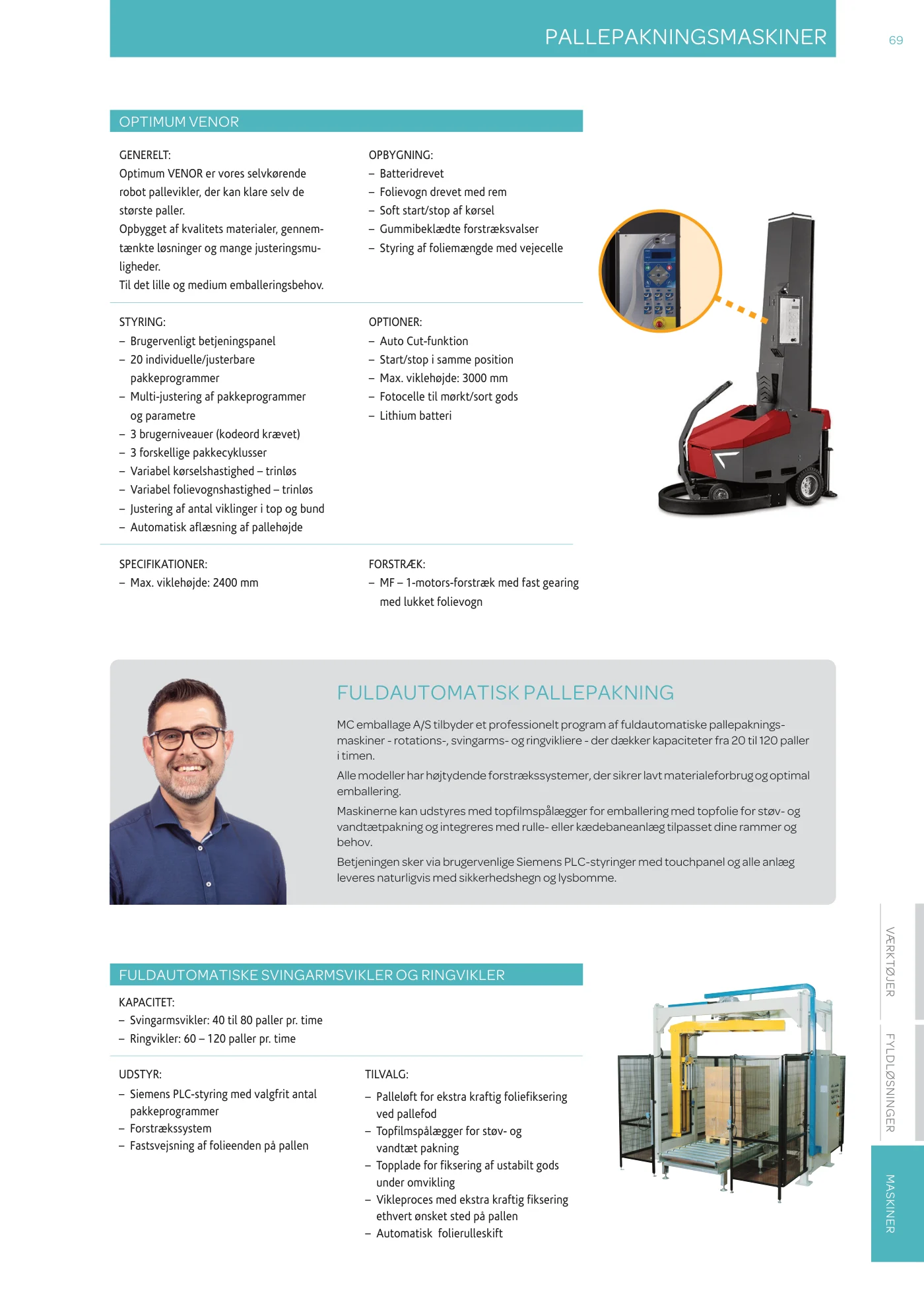 Side 69 af MC emballage A/S produktkatalog emballage & maskiner 2026