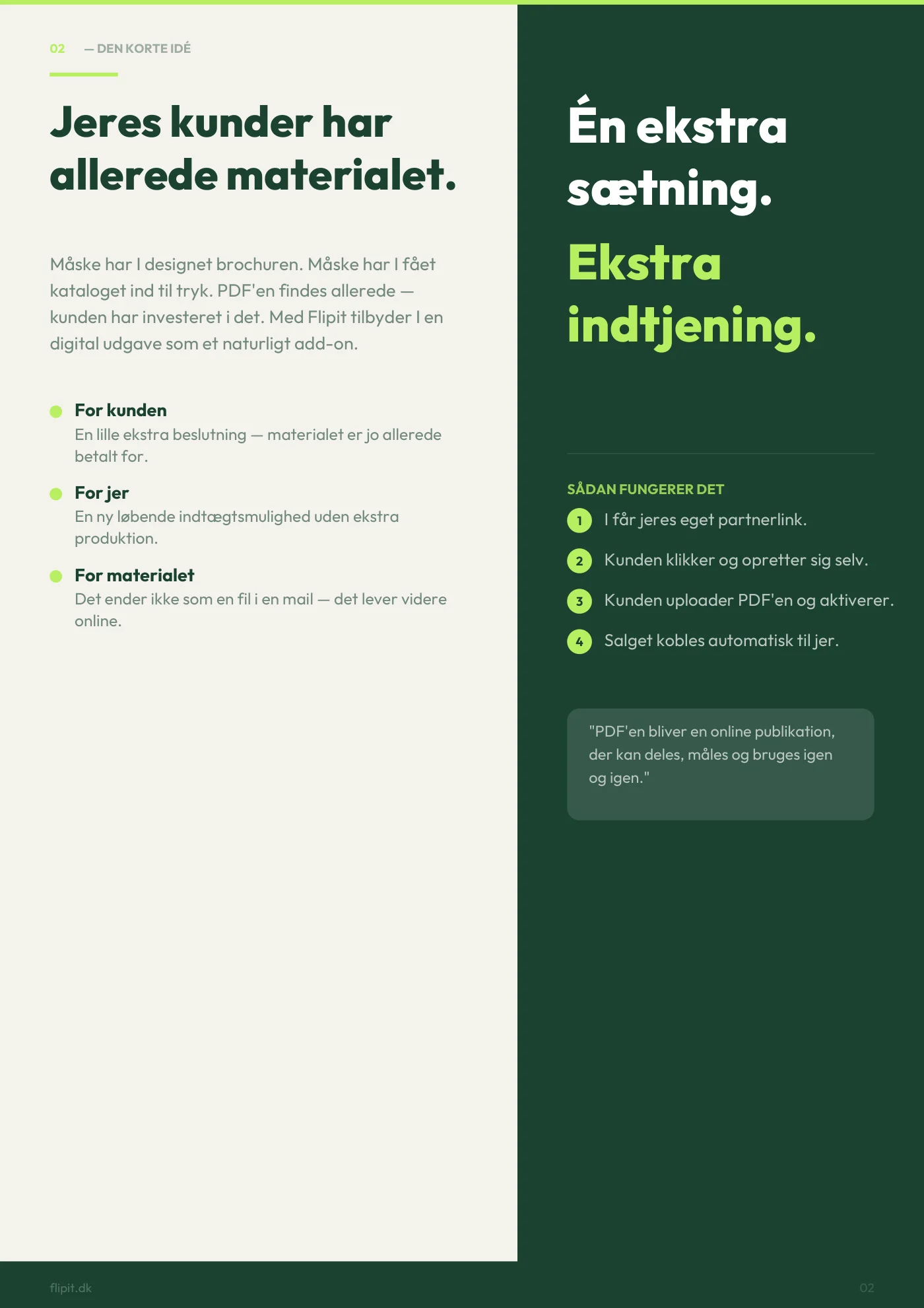 Side 2 af Test partner brochure